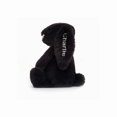 Jellycat Bashful Inky Bunny Medium New Zealand | NOQIW2480